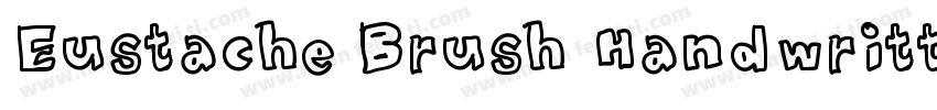 Eustache Brush Handwritten Font字体转换